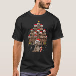 Weimaraner Dog Christmas Tree Lights Santa Hat Xma T-Shirt<br><div class="desc">Weimaraner Dog Christmas Tree Lights Santa Hat Xmas</div>