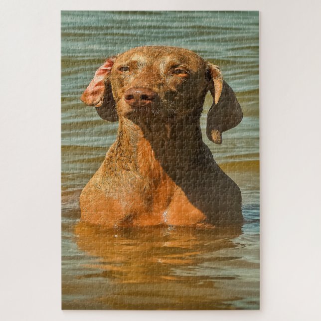 Weimaraner Dog Jigsaws. Jigsaw Puzzle (Vertical)
