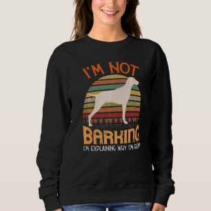 Weimaraner Dog Retro 15 Sweatshirt