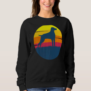 Weimaraner Dog Retro Sweatshirt