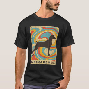 Weimaraner Dog Retro Vintage T-Shirt