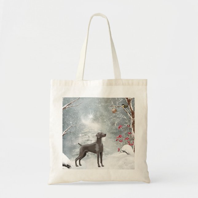Weimaraner Ecru Colour Tote Bag (Front)