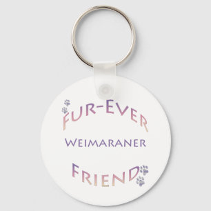 Weimaraner Furever Friend Key Ring