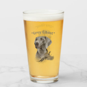 Weimaraner glass