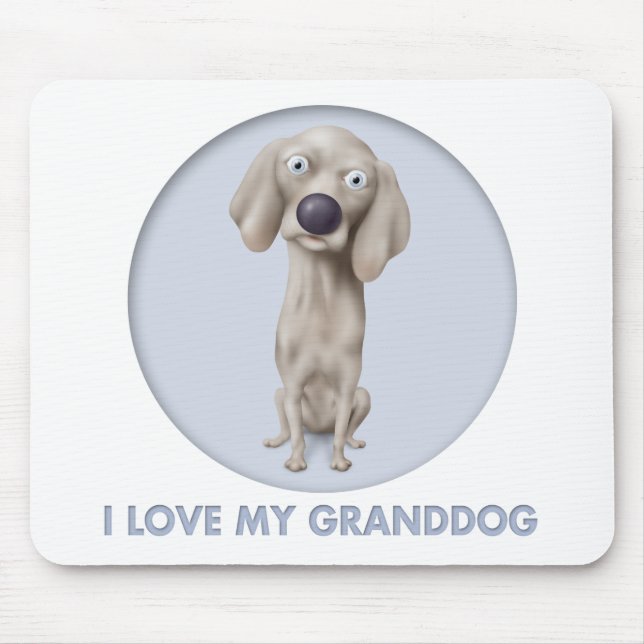 Weimaraner Granddog Mouse Pad (Front)