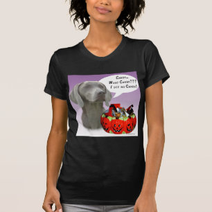 Weimaraner Halloween Candy T-Shirt