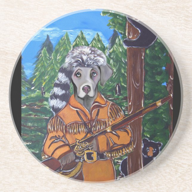 WEIMARANER HUNTER COASTER (Front)