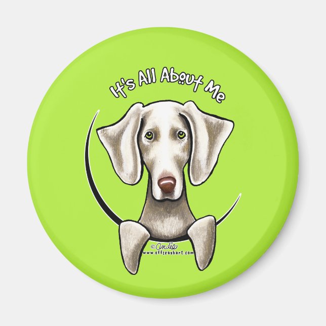 Weimaraner IAAM Magnet (Front)