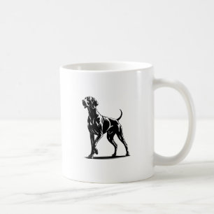 Weimaraner illustration coffee mug