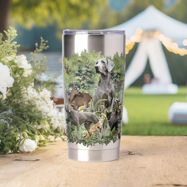  Weimaraner  Insulated Tumbler (Wedding (Rotated))