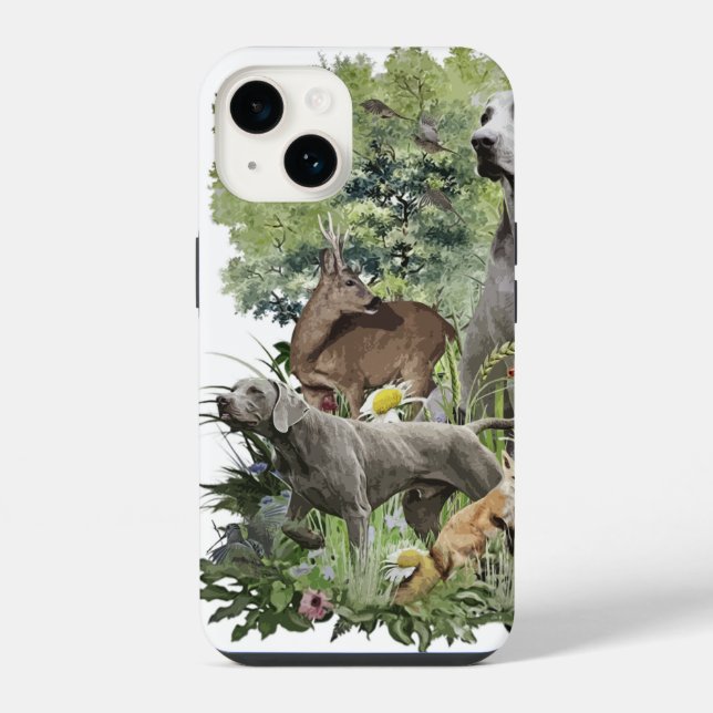 Weimaraner  iPhone case (Back)