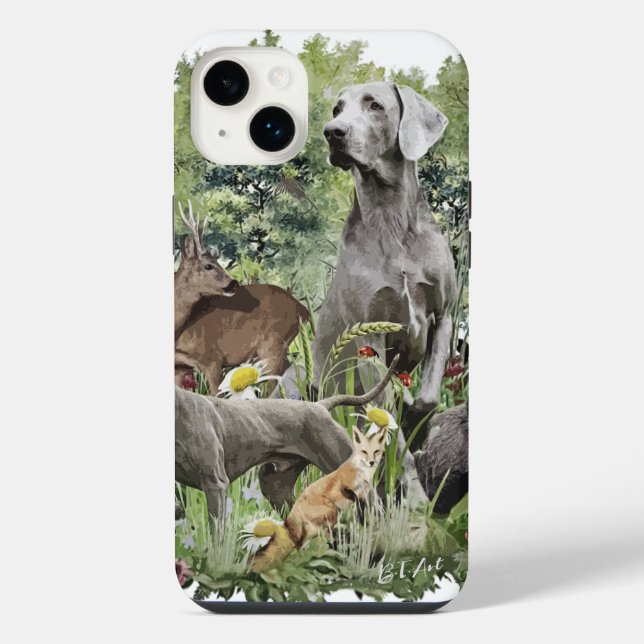 Weimaraner  iPhone case (Back)