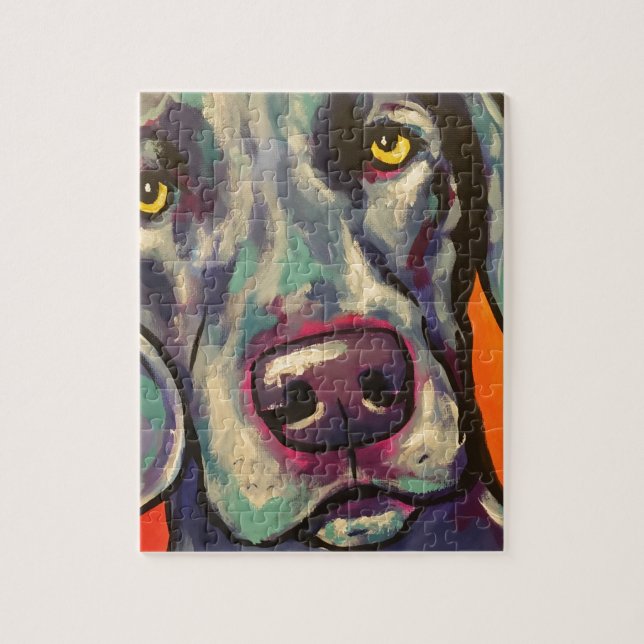 weimaraner jigsaw puzzle (Vertical)