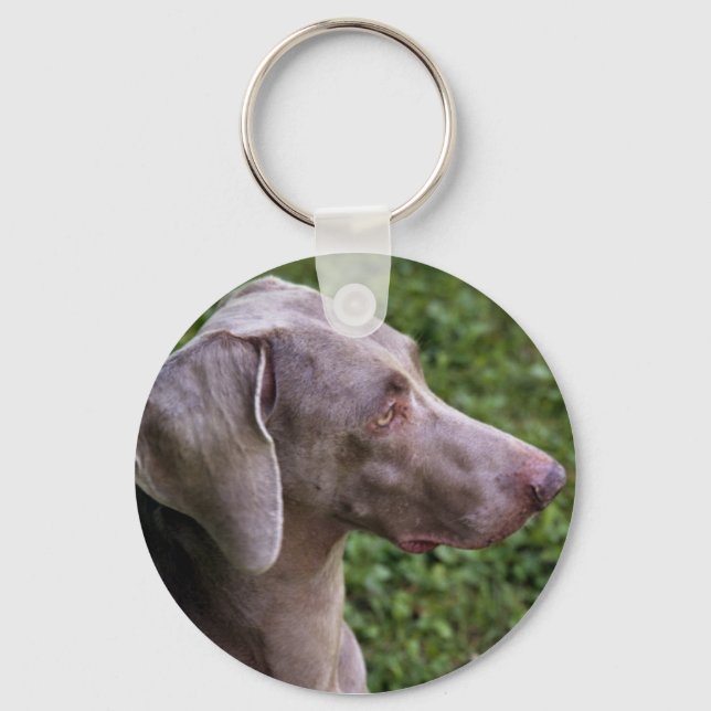 Weimaraner Keychain (Front)