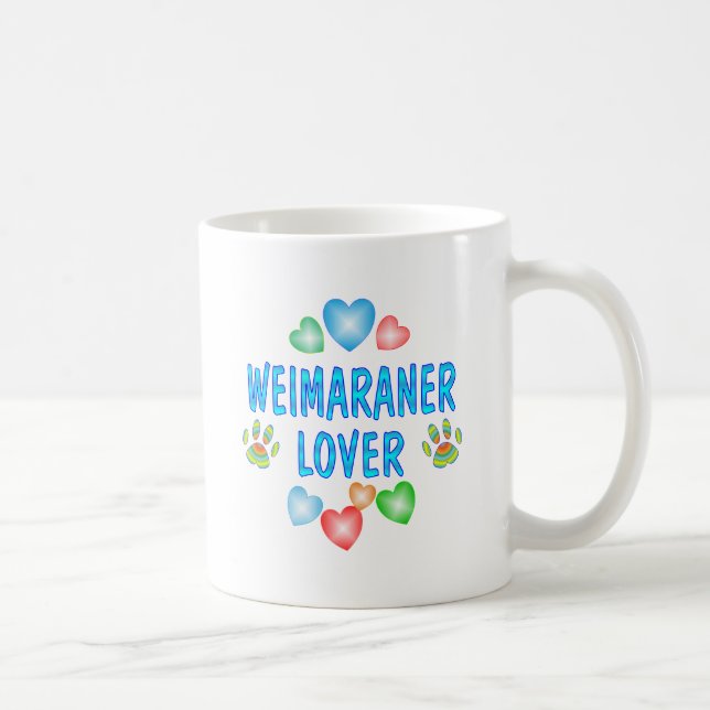 WEIMARANER LOVER COFFEE MUG (Right)