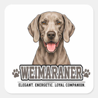 🐾 Weimaraner Lover Gift🐾 Square Sticker