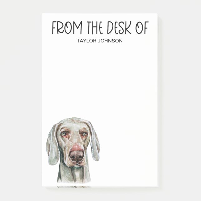 Weimaraner Lover Post-it Notes (Front)