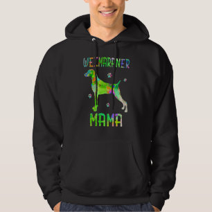 Weimaraner Mama Colourful Dog Mum Hoodie