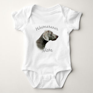 Weimaraner Mum 2 Baby Bodysuit