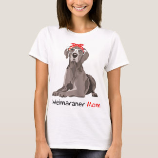 Weimaraner Mum Bandanna Womens Weimaraner Dog T-Shirt