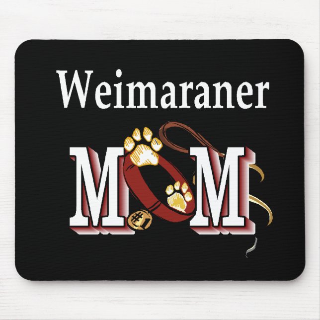 Weimaraner Mum Gifts Mouse Pad (Front)
