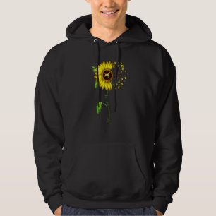 Weimaraner Mum Sunflower Weimaraner Dog Mum Mama Hoodie