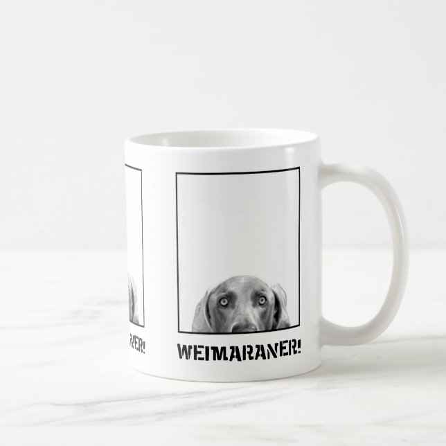 Weimaraner Nation : Weimaraner In A Box Mug (Right)