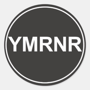 Weimaraner Nation : YMRNR Graphic Classic Round Sticker