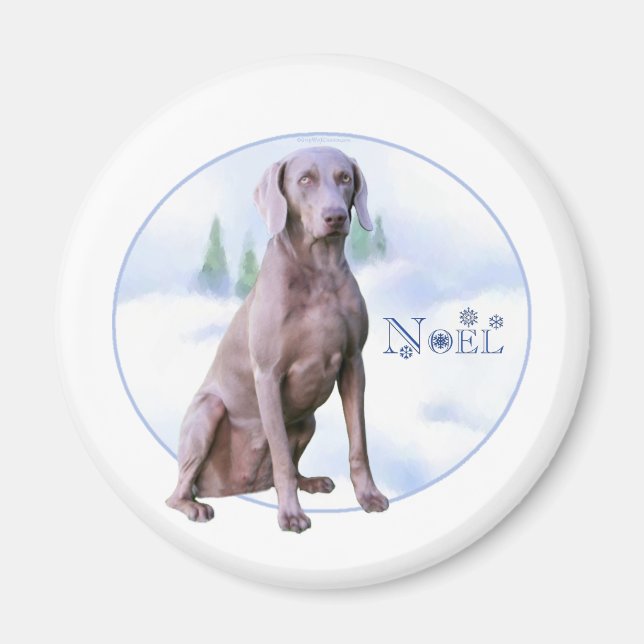Weimaraner Noel - Magnet (Front)