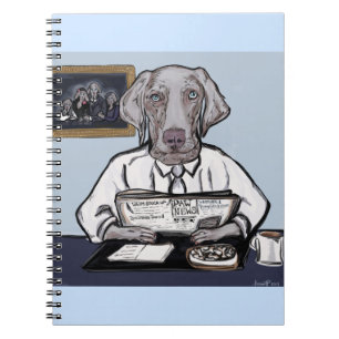 Weimaraner Notebook
