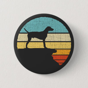 Weimaraner Owner Retro Vintage 60s 70s Dog Lover  6 Cm Round Badge