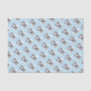 Weimaraner Painting - Cute Original Dog Art Tissue Paper