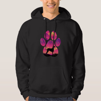 Weimaraner Paw Mom Dad Dog  Women Men Hoodie