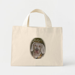 Weimaraner Portrait Tote Bag for Personalisation