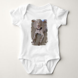 Weimaraner Puppy Baby T-Shirt Bodysuit