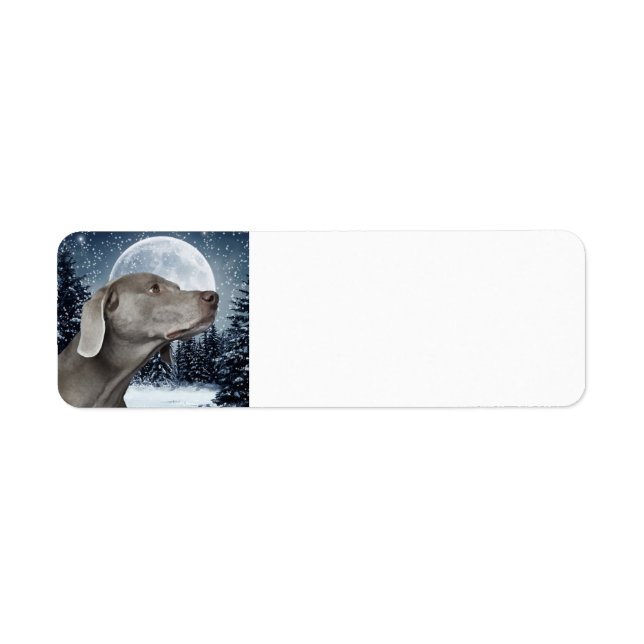 Weimaraner Return Address Label (Front)