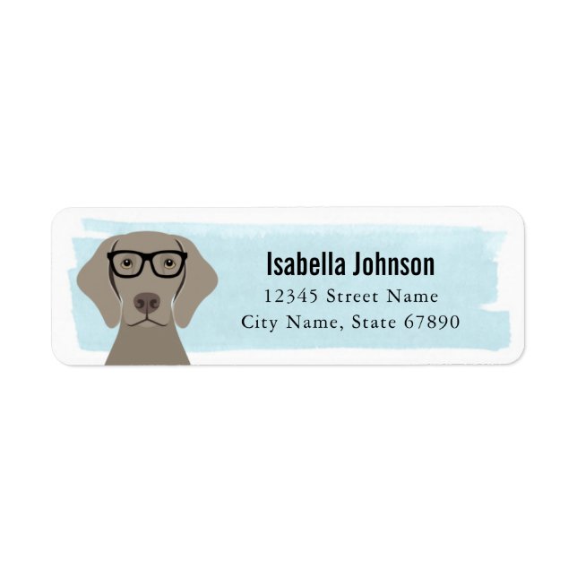 Weimaraner Return Address Labels (Front)