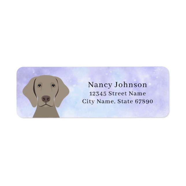 Weimaraner Return Address Labels (Front)