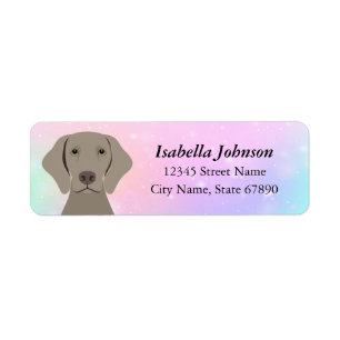 Weimaraner Return Address Labels
