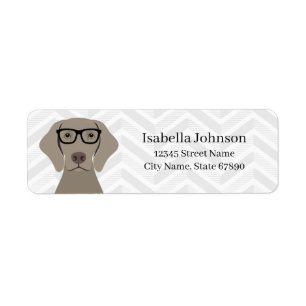 Weimaraner Return Address Labels