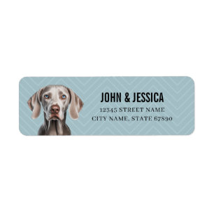 Weimaraner Return Address Labels