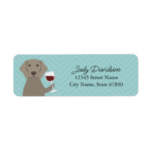 Weimaraner Return Address Labels