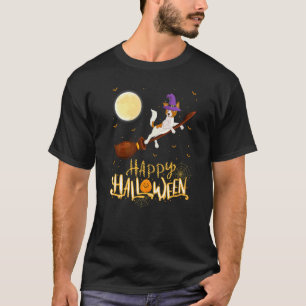 Weimaraner Ride Witch Shotgun Weimaraner Dog Hallo T-Shirt