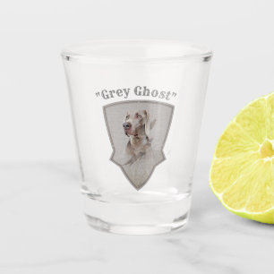 Weimaraner  shot glass