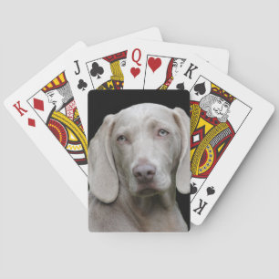 Weimaraner Silver Grey Playing Cards