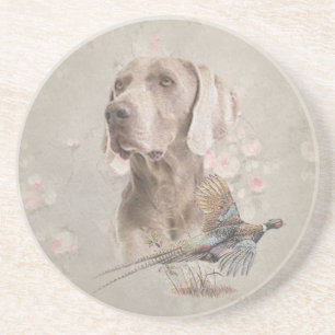 Weimaraner Tapestry Poster Acrylic Print Button Ke Coaster