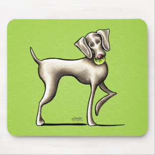 Weimaraner Tennis Pro Mouse Pad