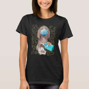 Weimaraner This Time Wearing Mask And Washing Hand T-Shirt