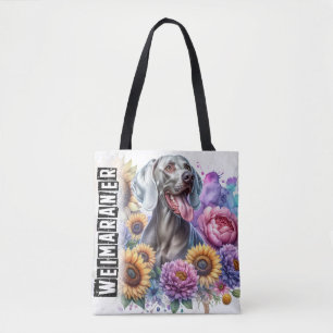 Weimaraner tote bag