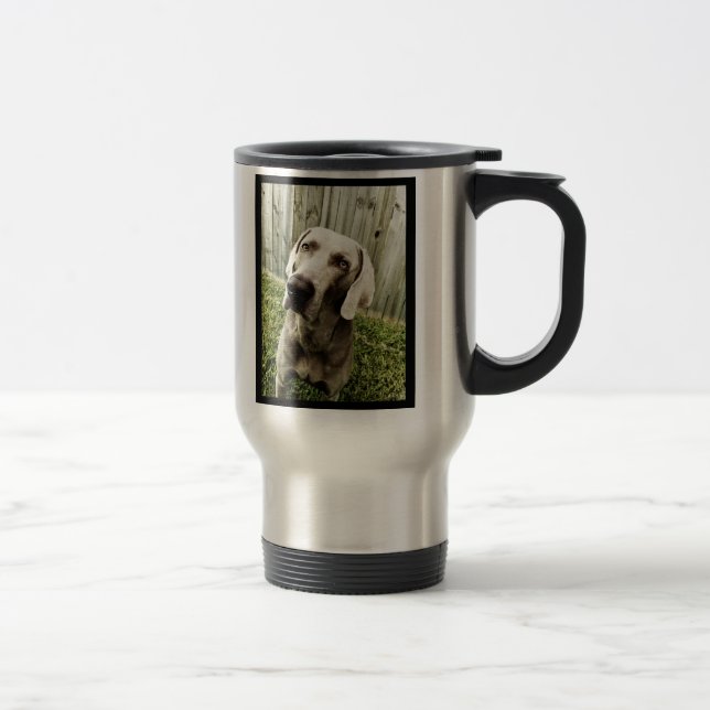 Weimaraner Travel Mug (Right)